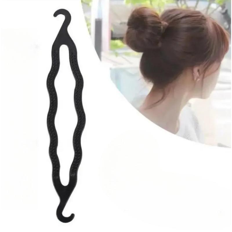 Set da 6 pezzi Strumento per trecce per capelli Fermaglio per capelli Fermaglio per capelli Rullo per chignon Creatore Twister Arricciacapelli Coda di cavallo Portatile Hair DIY Strumenti per accessori di styling
