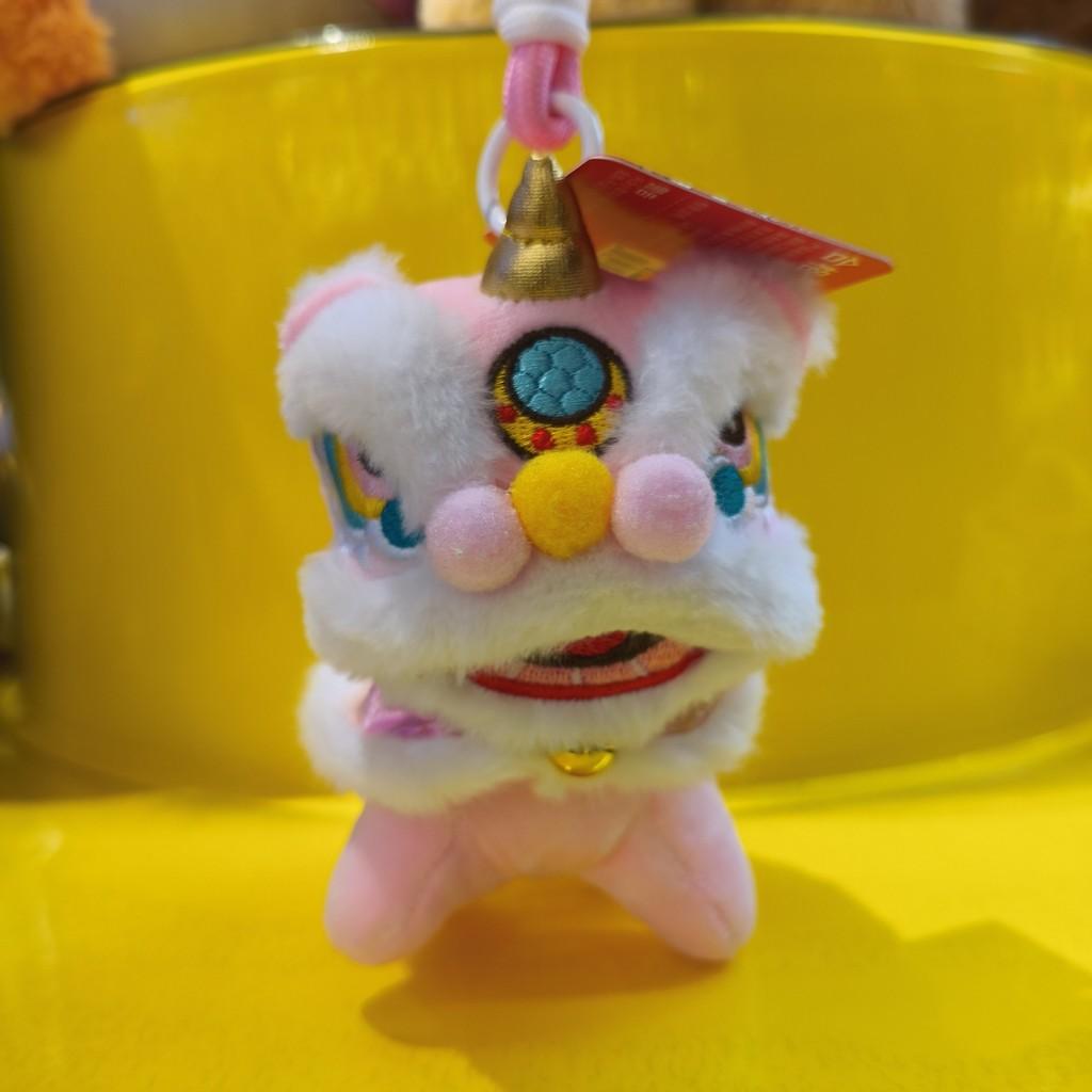 Chinese New Year Lion Plush Keychain With Super Soft Short Hair For Kids And Adults