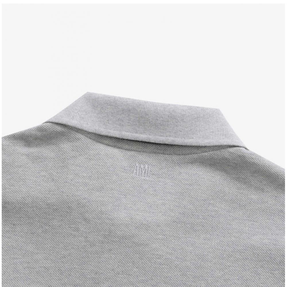 Ami Small HearT Logo Polo T shirT Unisex Bfupl001