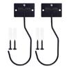 Durable Iron Wall Hook Kitchen Storage Organizers Fruits Utensils Hanging Solution Rusts Resistant Space Saving Hanger