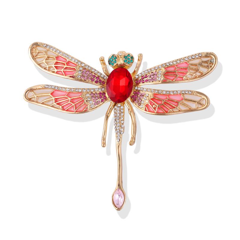 Dragonfly Brooch Female Corsage Suit Jacket Badges Pin Clothing Accessories
