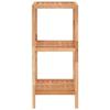 VidaXL Bathroom Shelf 35.5x35.5x79 Cm Solid Walnut Wood 350363