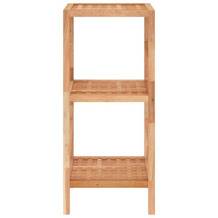 VidaXL Bathroom Shelf 35.5x35.5x79 Cm Solid Walnut Wood 350363