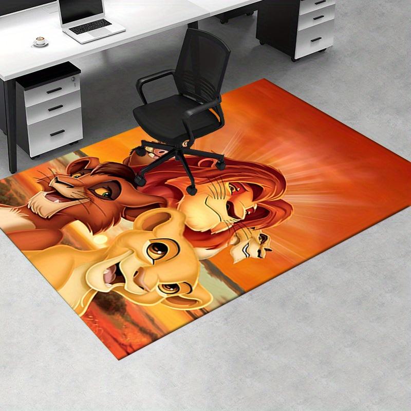 Office Rug Lion King, Simba theme 3D Printed Anti-Slip Rug-Machine Washable for Living Room