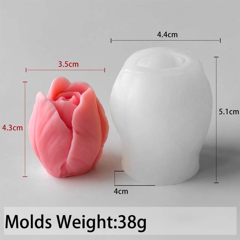 

Сделай сам Цветы Тюльпан Силиконовая форма Ручная работа Ароматическая свеча Гипс Смола Формы Домашнее печенье Шоколадные конфеты Инструмент для выпечки