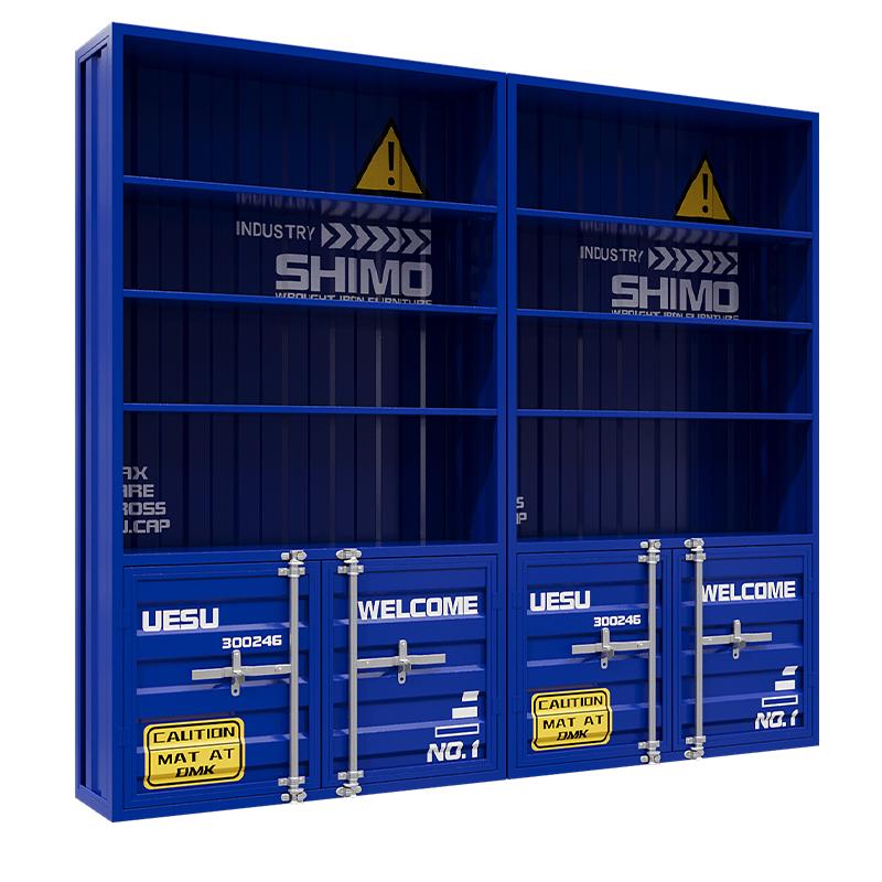 Wrought Iron Wine Display Cabinet for Restaurants and Bars