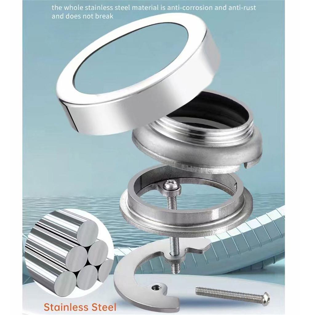 Time Saving Stainless Steel Faucet Mount Hassle Frees Faucet Foundation Quick Install Faucet Base Simple Installation