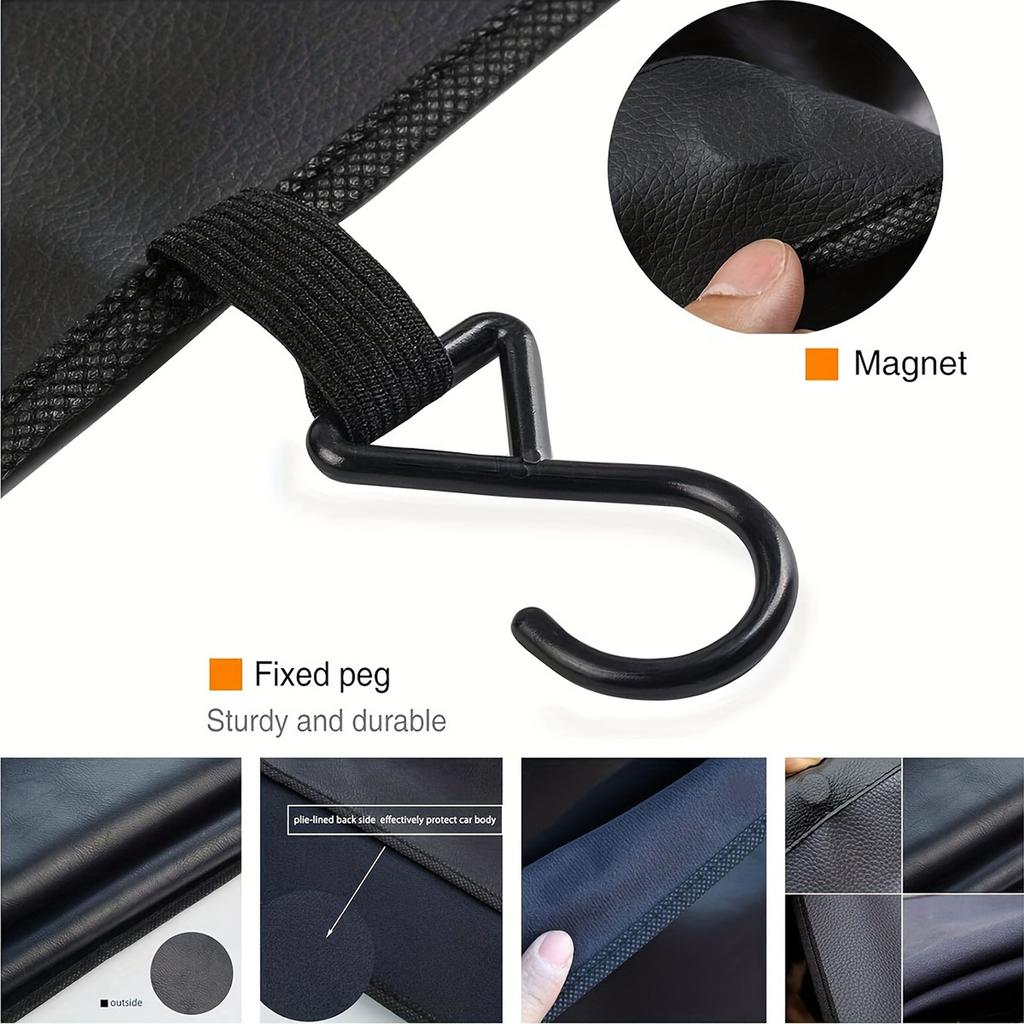 Faux Leather Universal Automotive Mechanic Magnetic  Cover Mat Pad