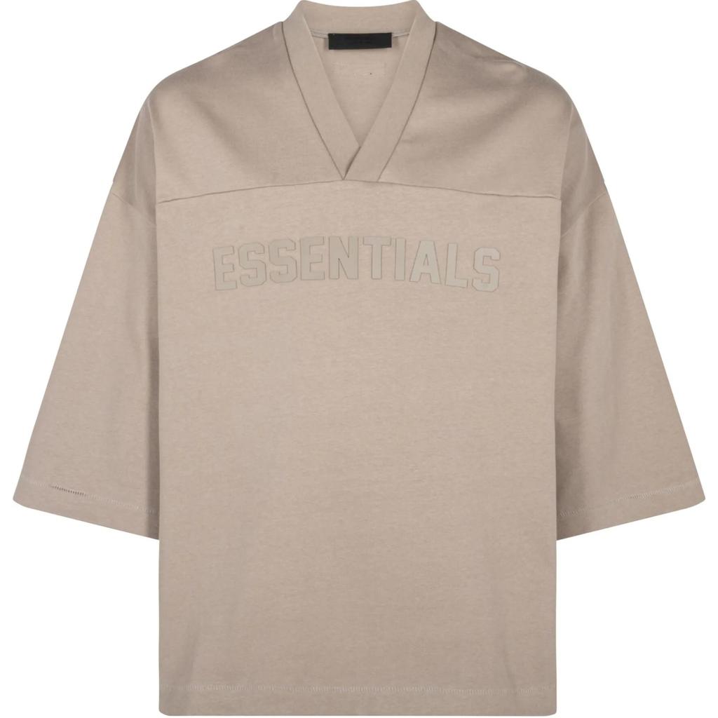 Fear of God Essentials Heavy Jersey Football Tee Seal Men Tops Grey 125SP244105F