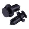 Car Interior Accessories 30Pcs Black Nylon Push-Type Bumper Fastener Retainer Clips Rivet Fit For Nissan 01553-09241 0155309241