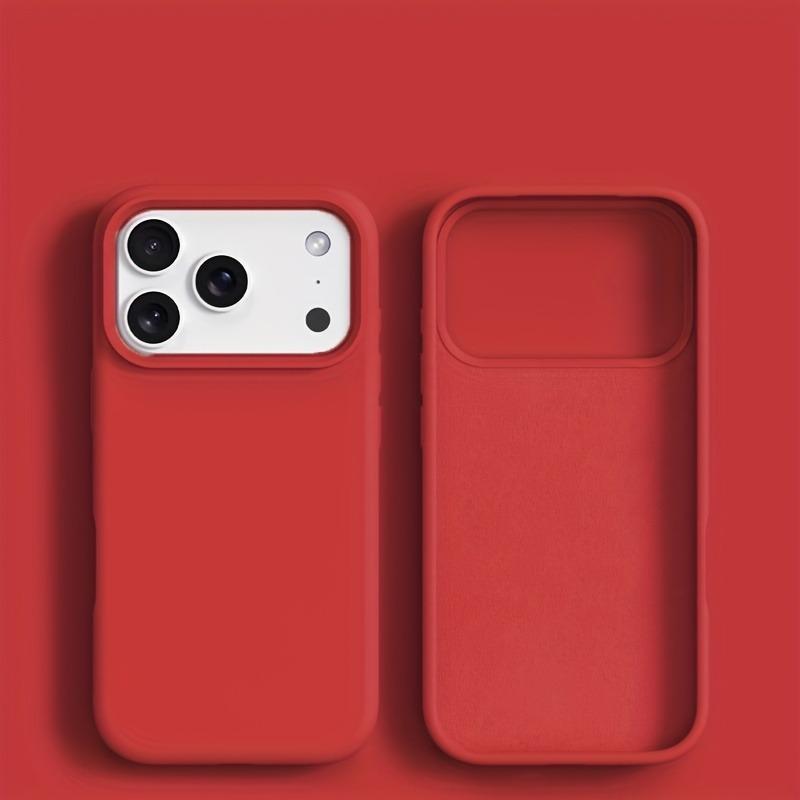 Liquid Silicone Phone Case For iPhone 17 Air 16 15 14 13 12 Pro Max Soft Case For iPhone 16 15 14 Plus Cover Acssorie