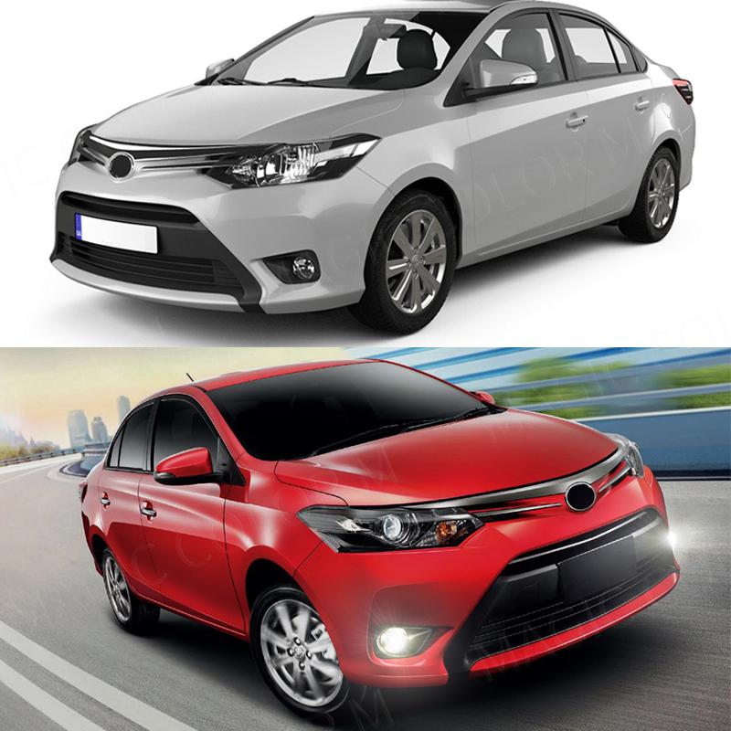 For Toyota Vios/Yaris Sedan 2013 2014 2015 2016 2017 Led Fog Light Daytime Running Lamp DRL Turn Signal Auto Car Accessories 12V