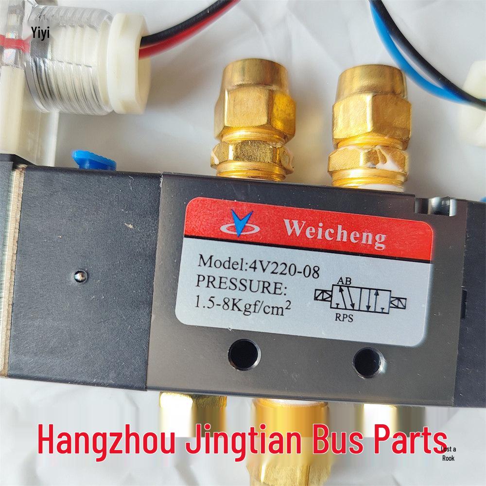 8mm Solenoid Valve for Yutong, Higer, Golden Dragon, Ankai, Zhongtong, King Long Bus Pneumatic Door Pump