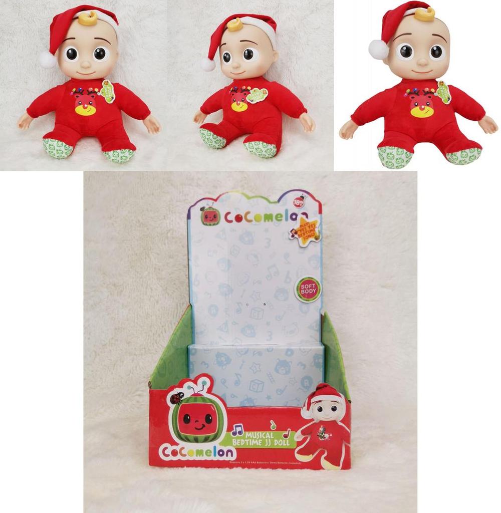 Delightful Christmas Cocomelon Pvc Doll Sing Music Box With Nine Kinds Of Music Jojo