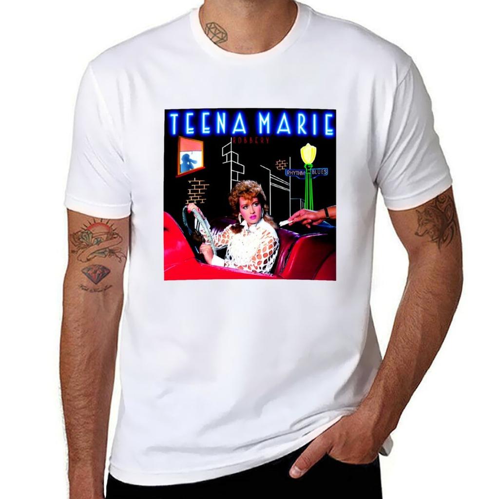 Teena Marie T-shirt Men T Shirt Cotton 100% T Shirts For Man Slim Fit Cotton T Shirt Man T-shirt