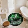 Viking Ship,Round Area Rug,Carpet Rug for Living Room Bedroom Sofa Playroom Decor,Non-slip Floor Mat