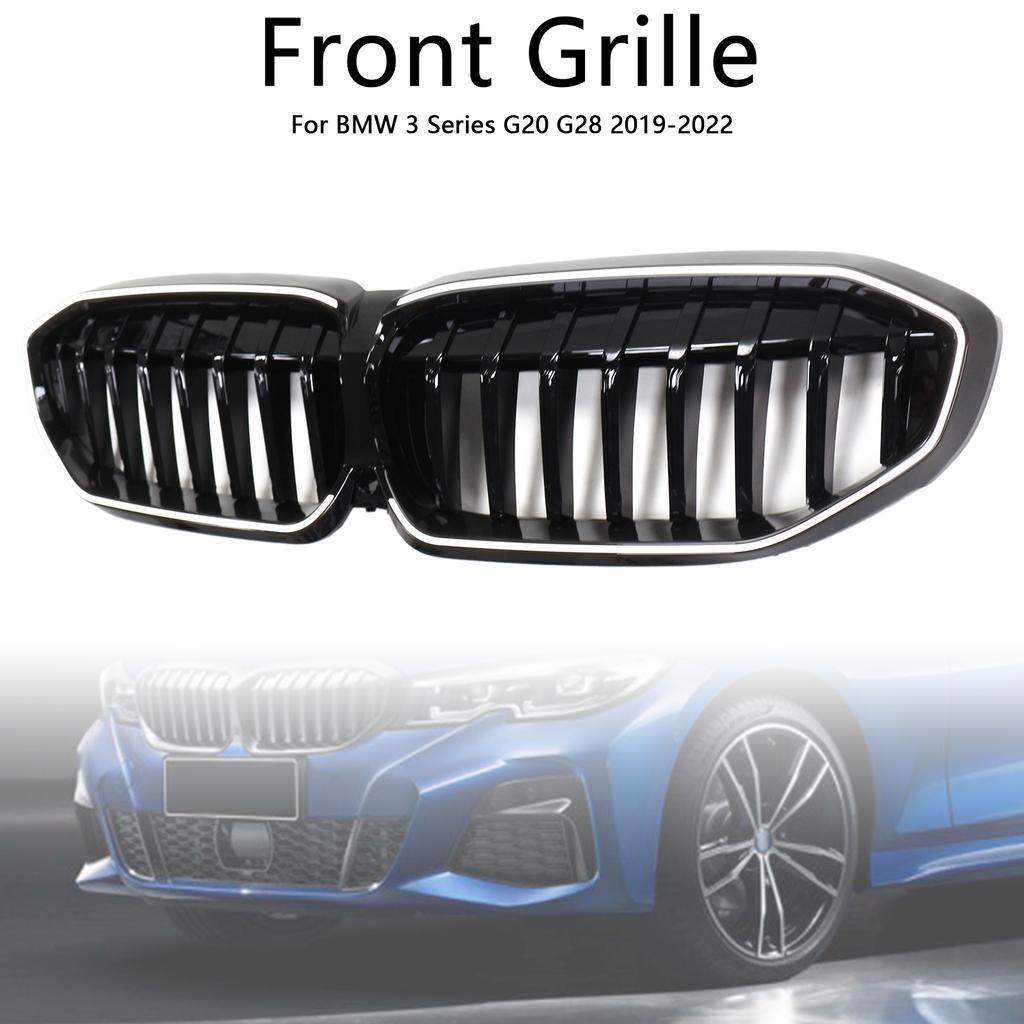 Glossy Black Kidney Grille Grill 51138072085 Fit for BMW 3 Series G20 2019-2022