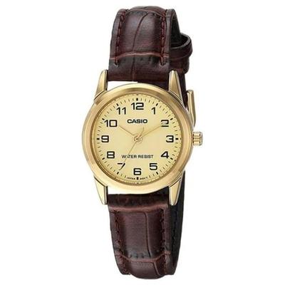 Standard LTP-V001GL-9B Women's Analog Watch Gold Tone Stainless Steel Band 30m Water Resistant