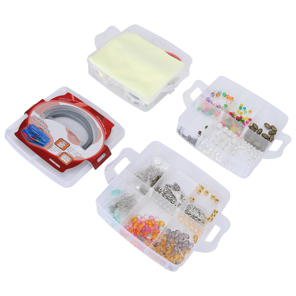 Набір матеріалів для виготовлення прикрас 804 шт. Інструменти для бісероплетіння DIY Матеріали для намиста, браслетів, сережок