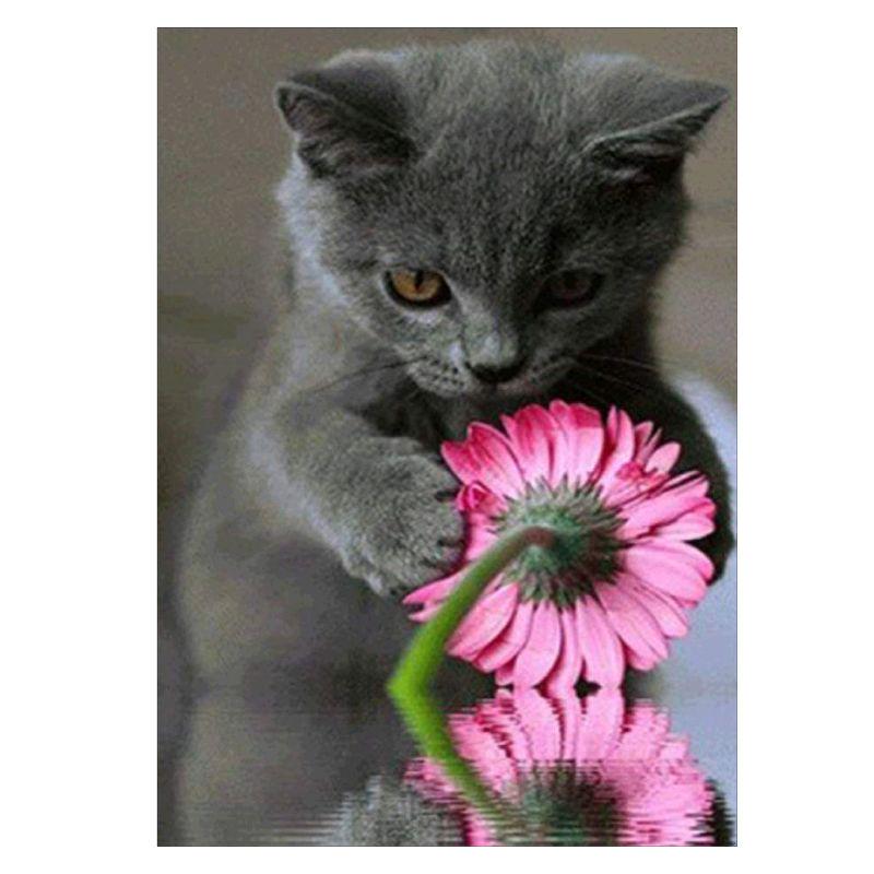 

for Cat 5D DIY Full Drill Diamond Paint Embroidery for Cross Stitch Kit Room Hom