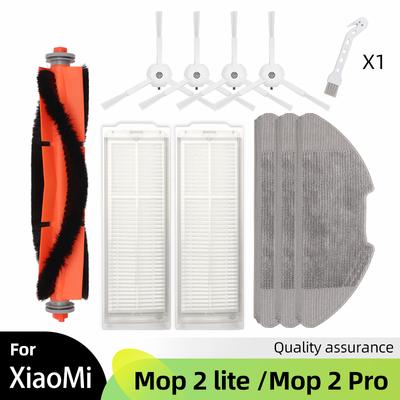 Para Xiaomi Mijia Robot Aspirador Mopa 2 Lite / Mi Robot Aspirador Mopa 2 Pro / MJSTL / MJST1SHW Piezas Cepillo Principal Lateral Filtro Hepa Mopa