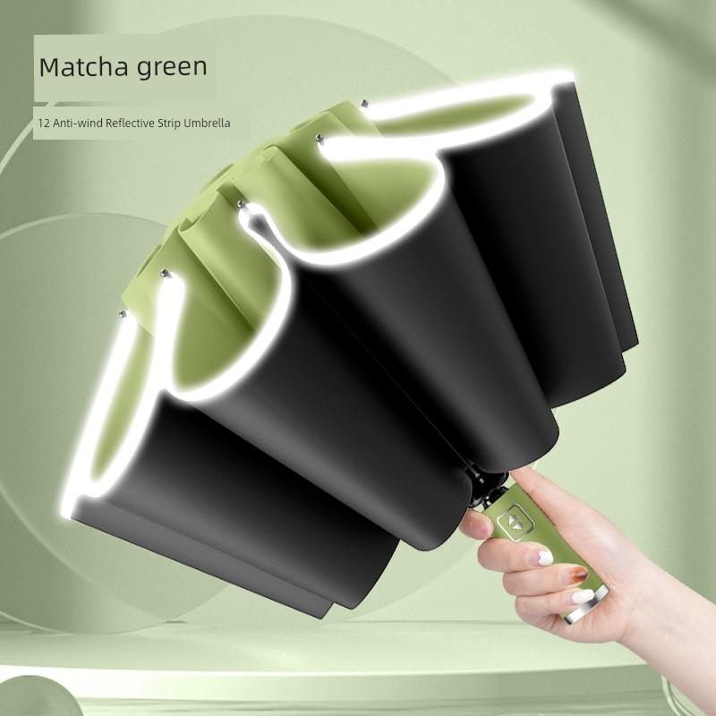 32-Rib Umbrella for Men and Women, Fully Automatic, Reverse Large Size, Double Folding, Heavy Rain Special, Car Storage, Dual-Use for Sun and Rain