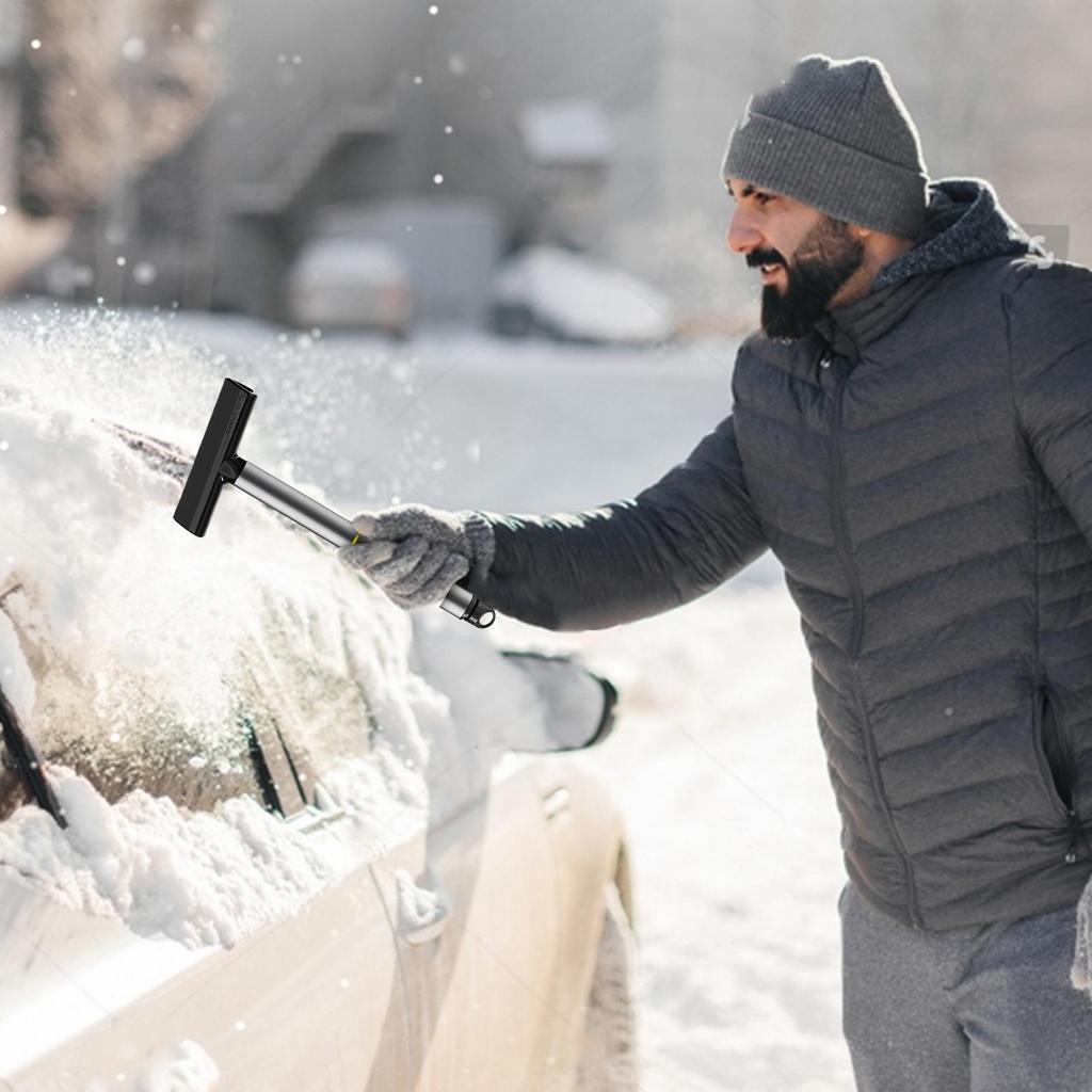 Multi-functional Car Snow Removal Shovel Snow Sweeping Tool Glass Snow Scraper Winter Car Windshield Ice Snow Cleaning Tool