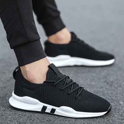 New Men's Shoes Casual Shoes Sports Shoes Breathable Fly-woven Versatile Fashion Running Shoes
