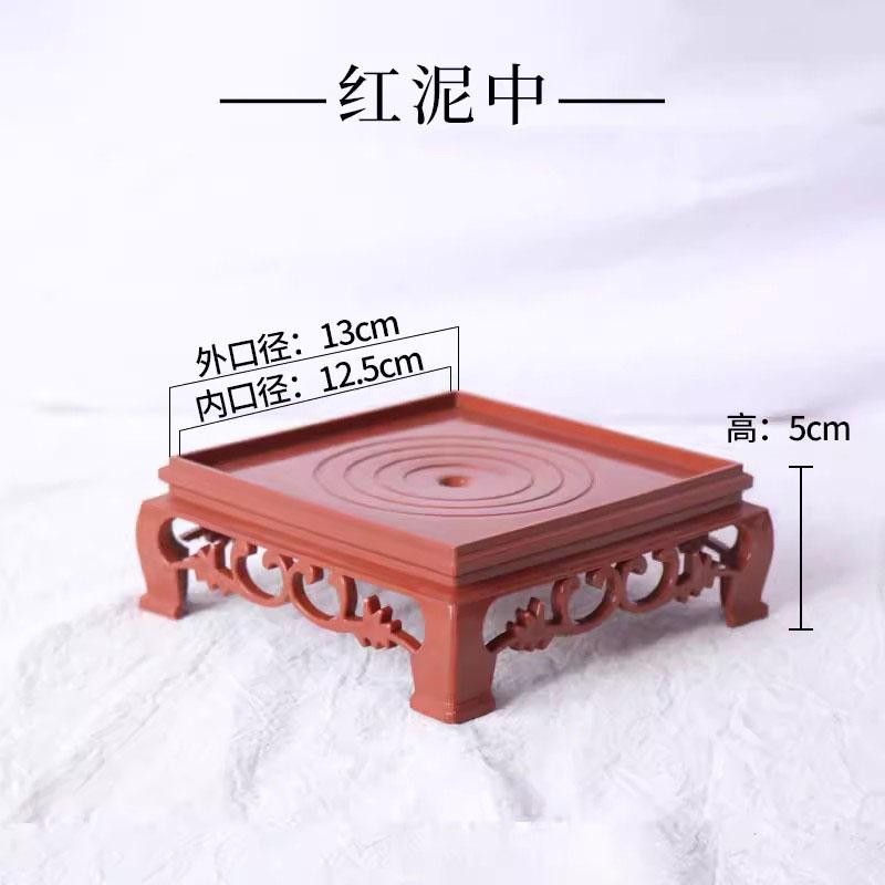 Plastic Imitation Tray for Flower Pots, Round and Square Flower Pots, Flower Holder Base, Water Tray, Multiple Colors