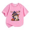 Kids Boys Girls 100% Cotton Short Sleeve O-Neck T-Shirt Cute