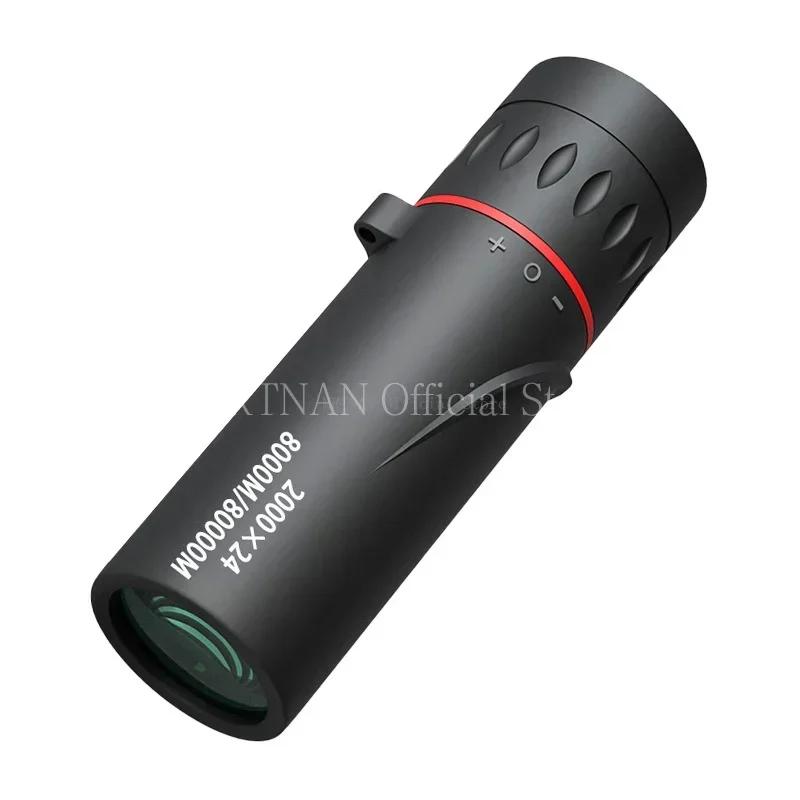 

2000x24 Monocular Telescope Mini Portable HD Low Light Binocular with Holder Outdoor Camping Climbing Birdwatching Telescopes