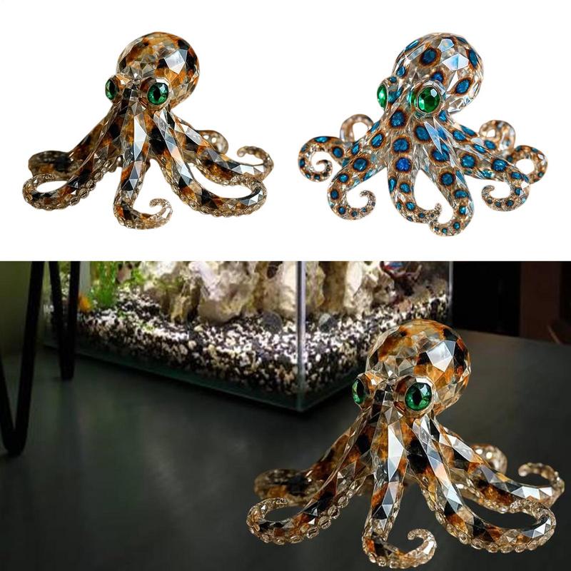 Octopus Figurine Resin Aquarium Figurines Collectible Sculptures for Outdoor Decor Beach Kitchen Desk Bathroom Offices Events