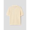 SHIFT.G Paper Yarn Texture Polo Yellow