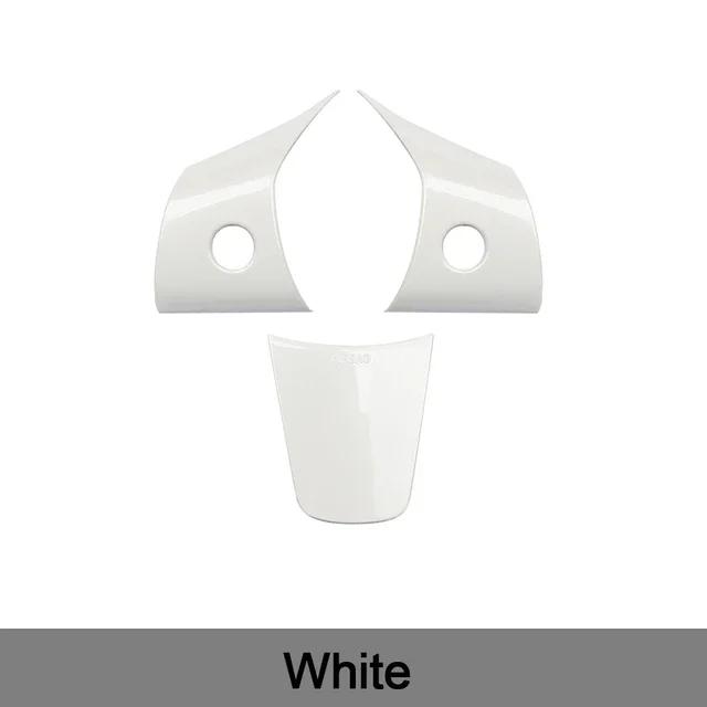 For Tesla Model 3 Model Y Steering Wheel Trim Of ABS Carbon Fiber Matte For Tesla 2025/2025 Interior Modified Accessorie