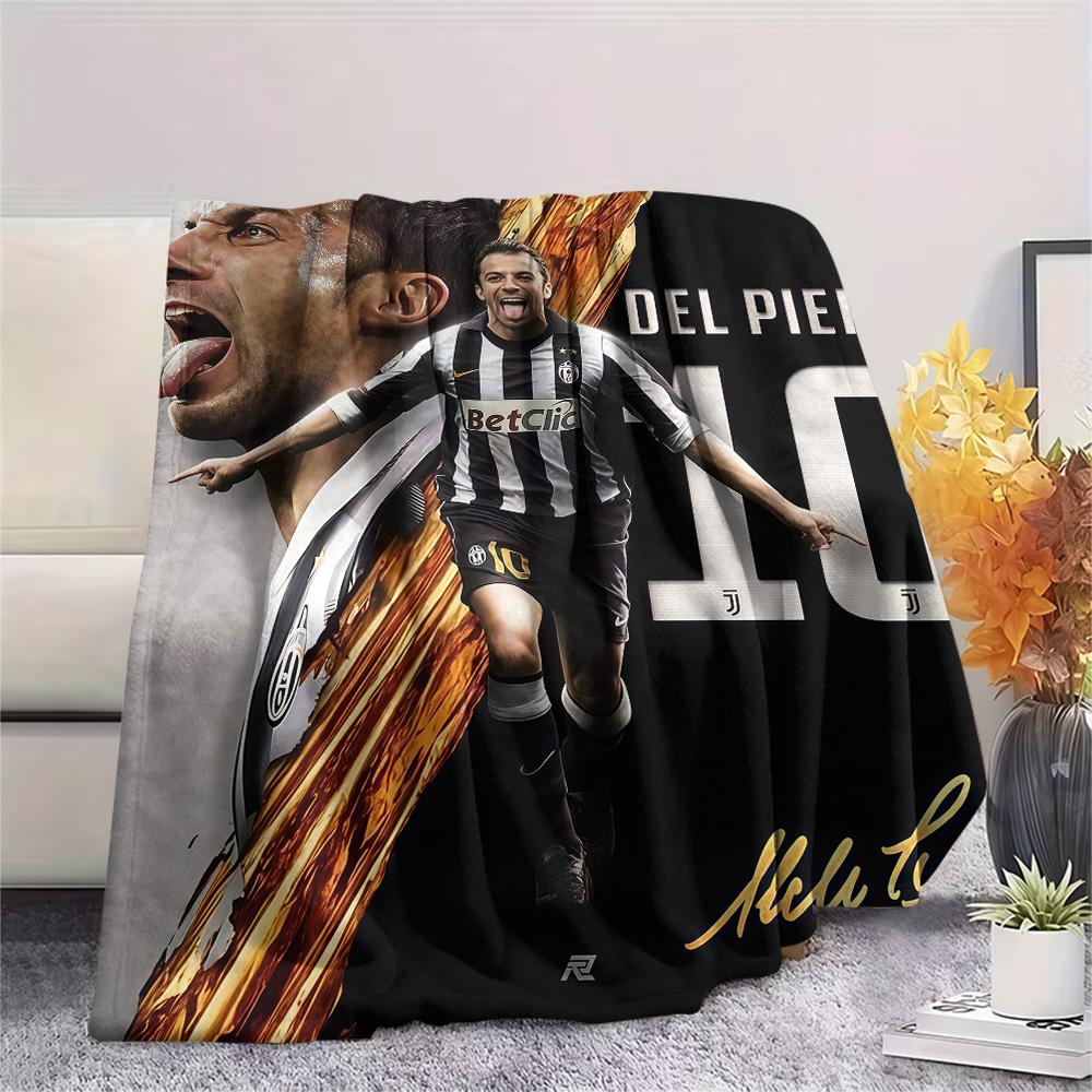 Juventus FC team Print FlAannel Blanket, High quality Comfortable for All Seasons, Home Decor, Warmth and Comfort