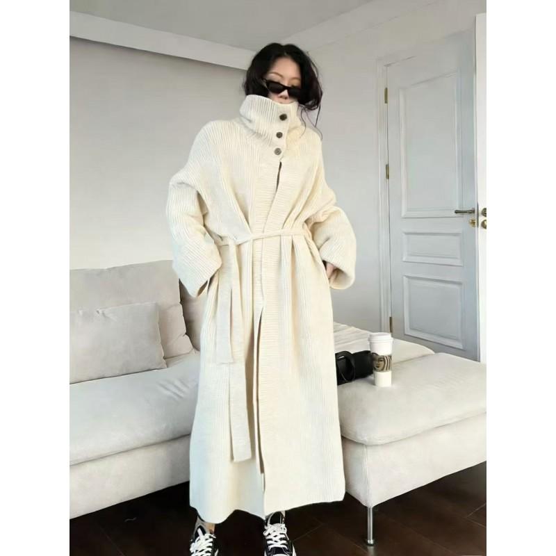 Oversized Longline Knit Cardigan Women Winter