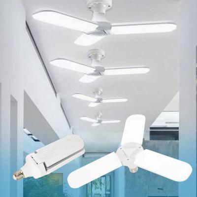 E27 Bulb LED Indoor Lighting Bulb Fan Leaf Super Bright Home Decoration Living Room Styling Light Ceiling Light Led E27 Bulb
