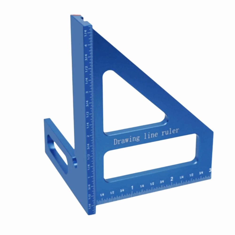Aluminum Alloy Angle Gauge Tool Multi Angle Woodworking Square Protractor For Woodworking