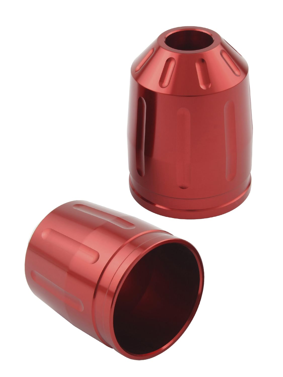 POSH FAITH Motorcycle Supplies Ultra Heavy Bar End Type 2 M8 красный