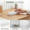 NUOLUX Large Capacity Plastic Pencil Snap Transparent Matte Stationery Storage Pencil Clear Tool and Small Item Office Case, Closure, Finish, Box,