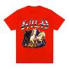Wild with Running Horses Funny Meme Graphic TShirt Unisex Women Fashion Loose Cotton T Shirt Retro Oversized Short Sleeve T Shirts