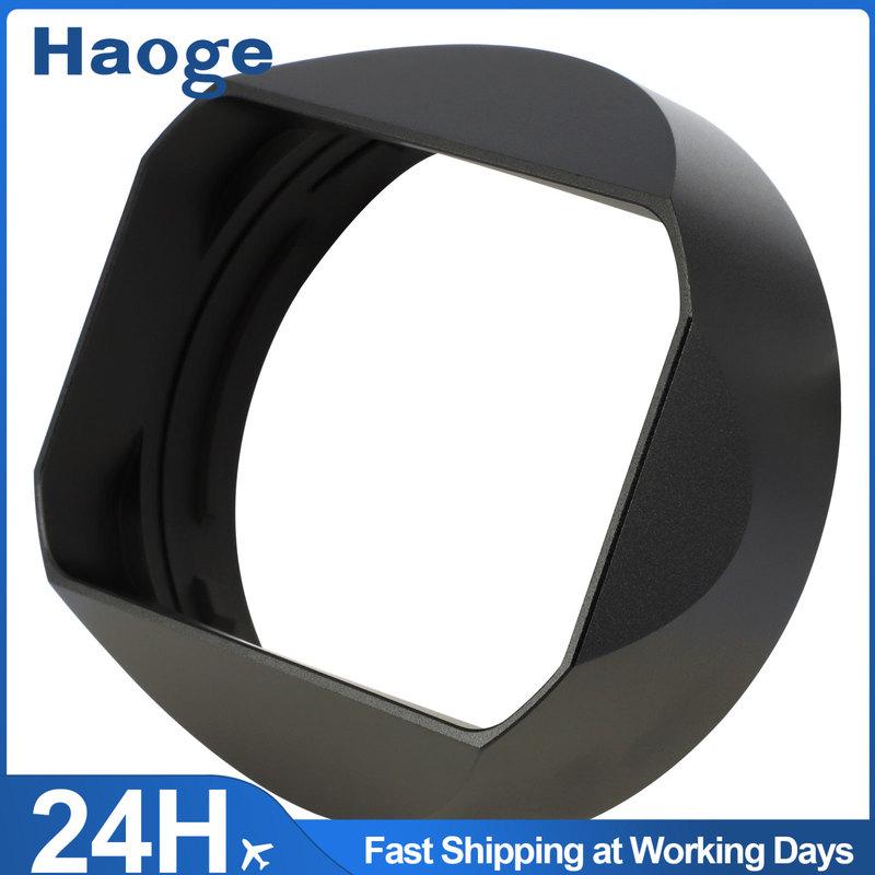 

Haoge LH-G65N Bayonet Square Metal Lens Hood for Fujifilm Fuji Fujinon GF 45mm F2.8 R WR Lens Shade with Metal Cap