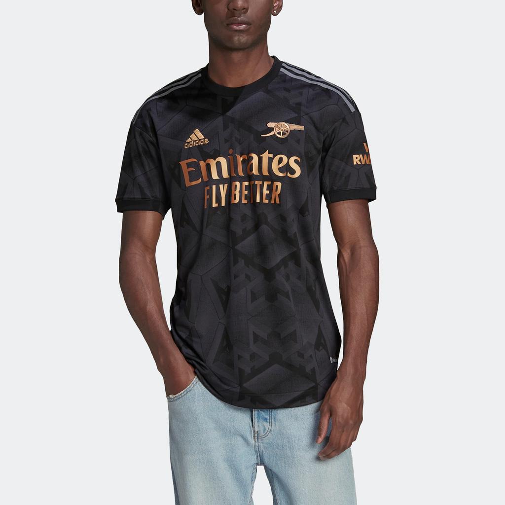 Adidas Arsenal 22/23 Away Authentic Jersey Black Men Streetwear H35901