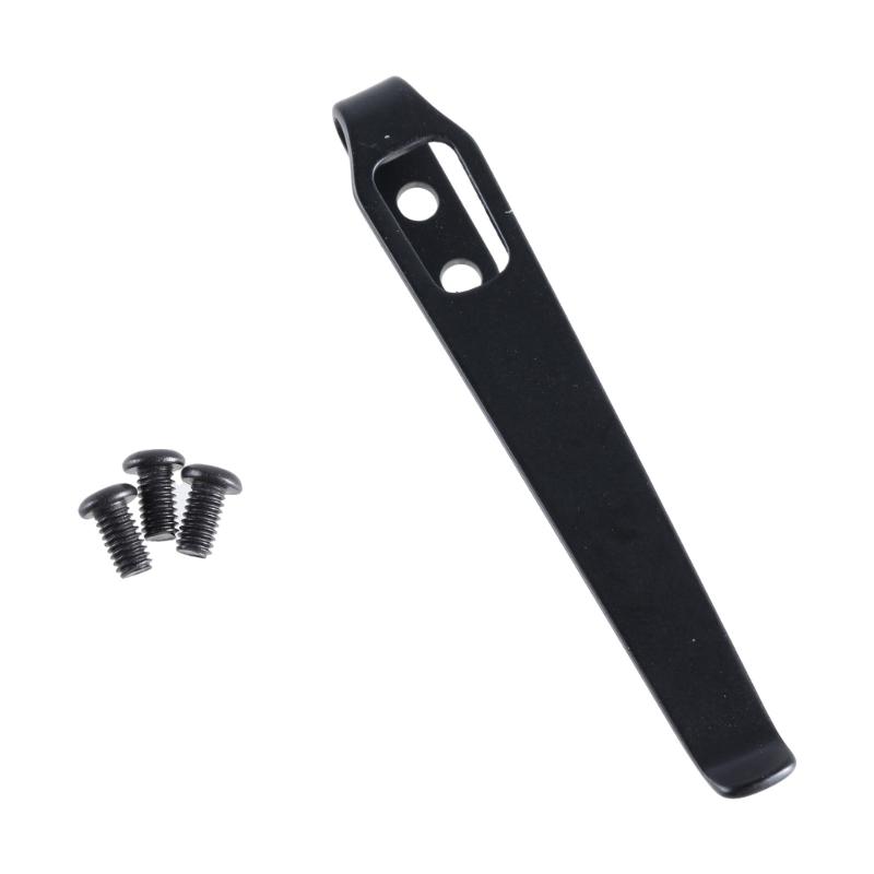 Stainless Steel Cutter Pockets Clip Back Clamp With 3Pcs Screws Make Cutter Back Clip Replacement Accessories Parts