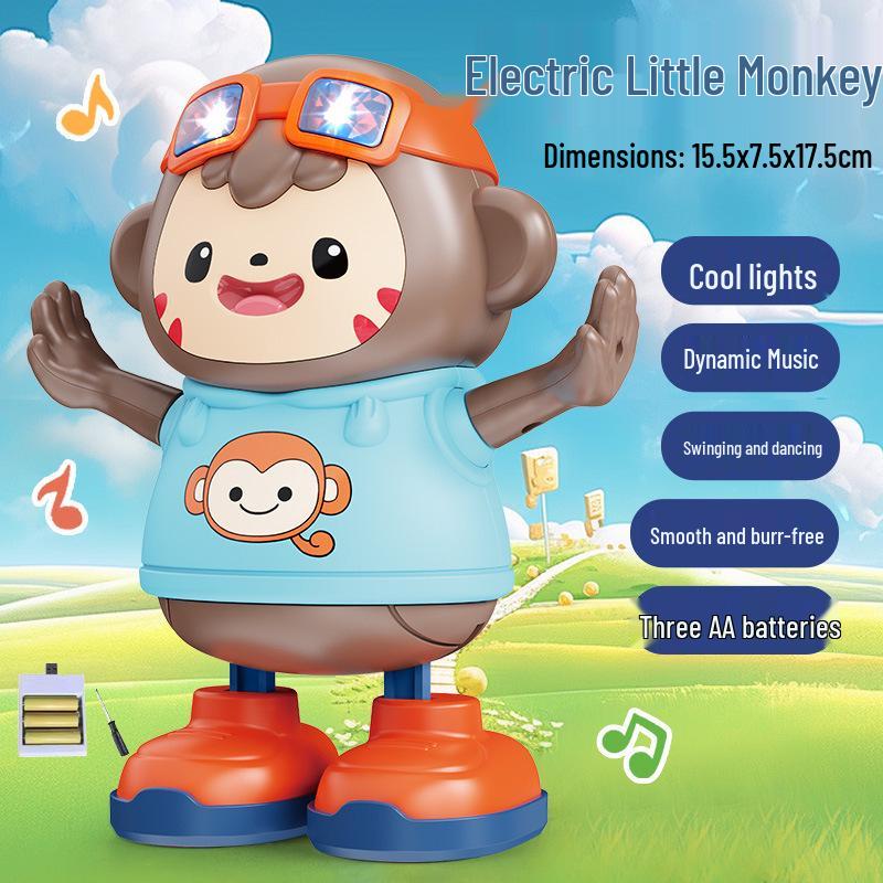 Electric Rocking Penguin Toy with Lights, Music, Singing & Dancing Functions
