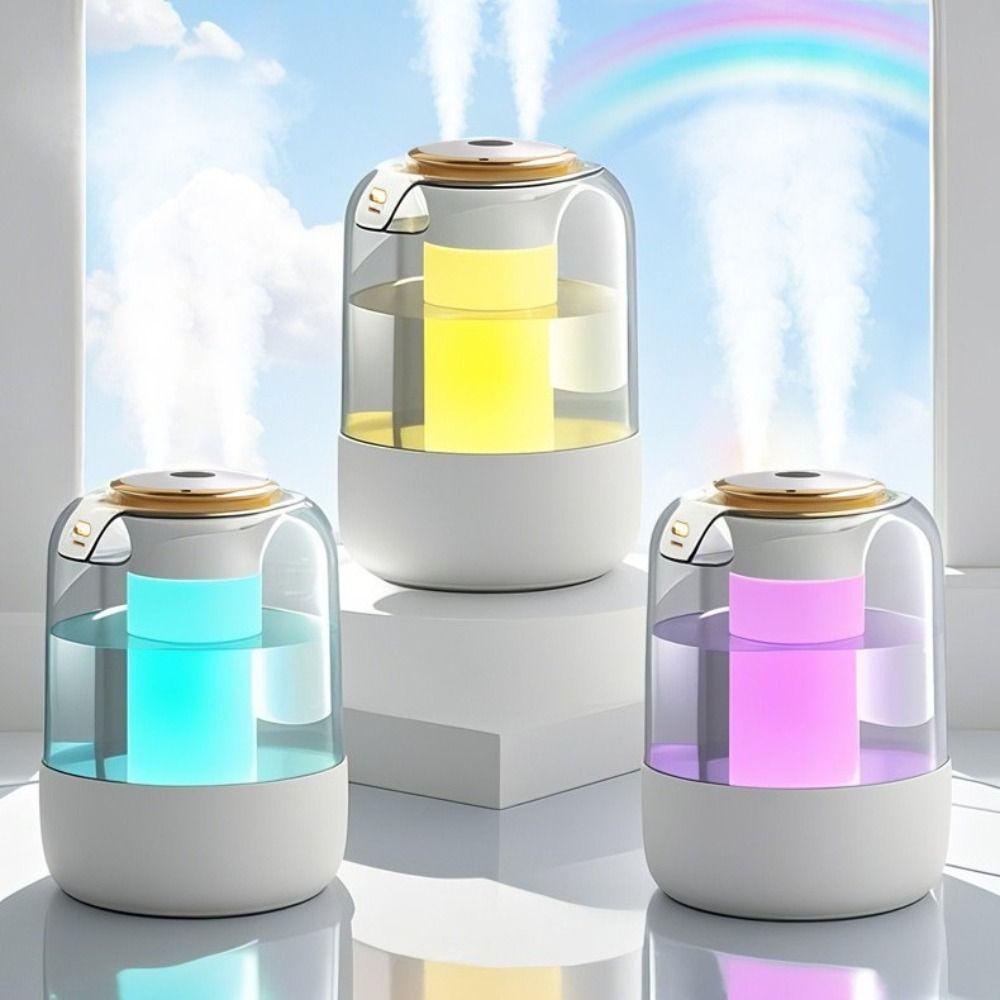 Adjustable Mist Desktop Fogger Colorful Night Light LED Mist Maker Mist Air Purifier  Home Use