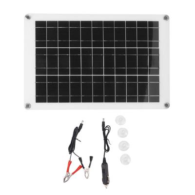 Sada solárního panelu Polykrystalický křemík Vodotěsný solární panel Flexibilní fotovoltaický panel Duální USB 20W 18V