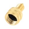 10PCS Brass Large Bore Tire Valve Stem Adapters External Tire Bore Valve Reducer Adapter Connector Good Performance 22mm Length