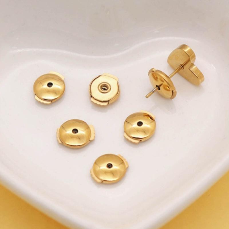 Stylish and Practical Earplugs Locking Clip Convenient Earplugs Retainer Large Earring Replacements for Studs Earrings