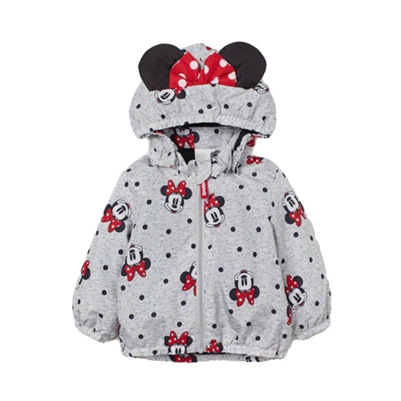 New Style Girls' Mouse-Themed Toddler Autumn Hooded Cardigan Children's Autumn Clothing for 3-Year-Old Baby Jacket 6 Spring and Autumn 8